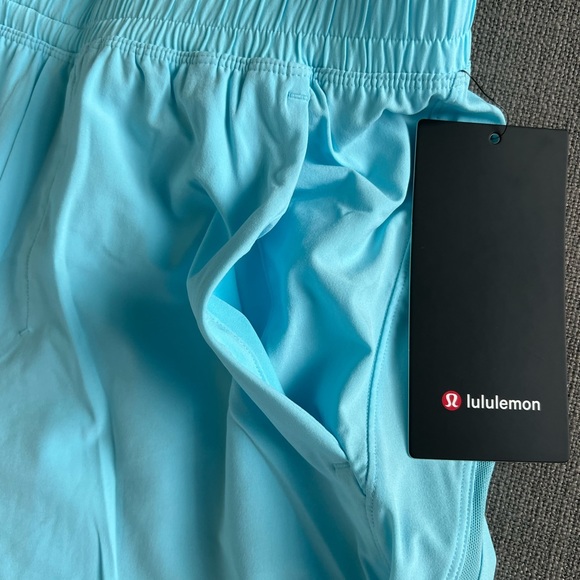 Lululemon Pace Breaker Lined Short 7" Cyan Blue - Picture 4 of 7